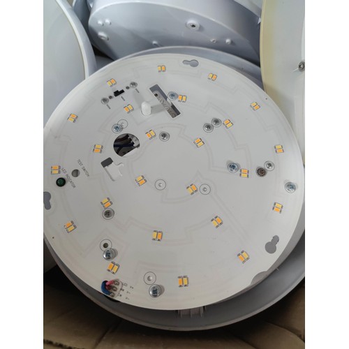 441 - Box containing a large job lot of LED ceiling lights, all are untested 33cm in diameter