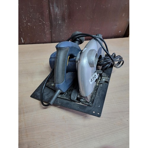 490 - Power pro circular saw 1400w model CLM1400CS in good order