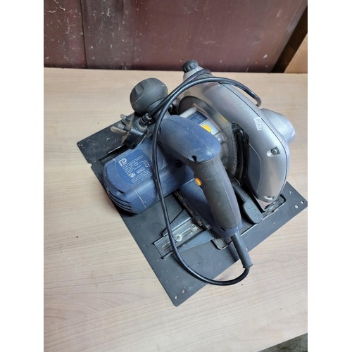 490 - Power pro circular saw 1400w model CLM1400CS in good order