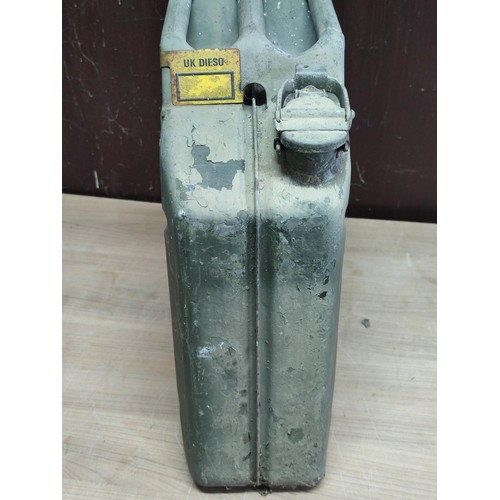 446 - Good quality vintage 1977 military marked Jerry Can in good order