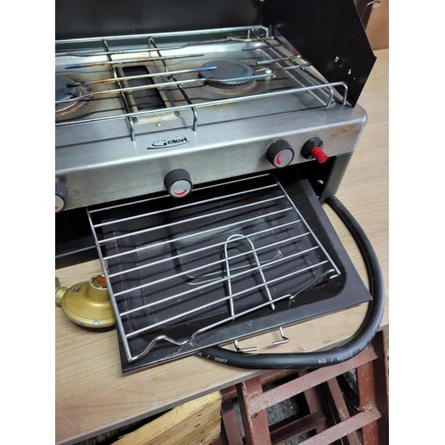 504 - Good quality Gelert camping stove complete