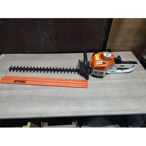 475 - Good quality Stihl HS45 petrol hedge trimmer in good order with a 27