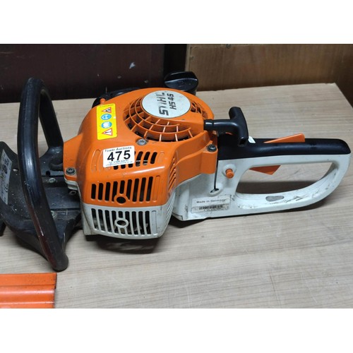 475 - Good quality Stihl HS45 petrol hedge trimmer in good order with a 27