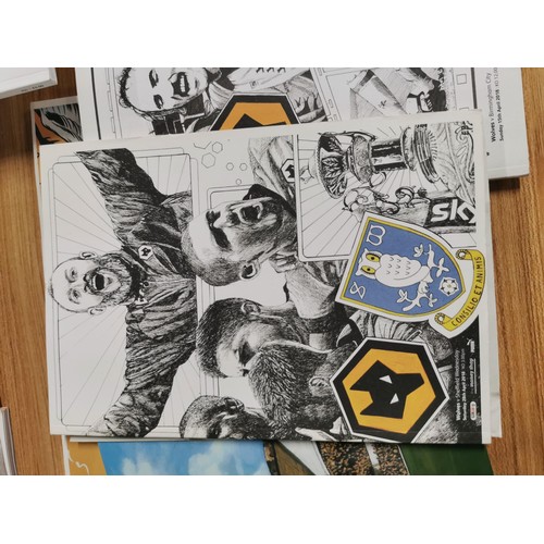 130 - A large selection of Wolverhampton Wanderers football programmes including the Emirates FA cup quart... 