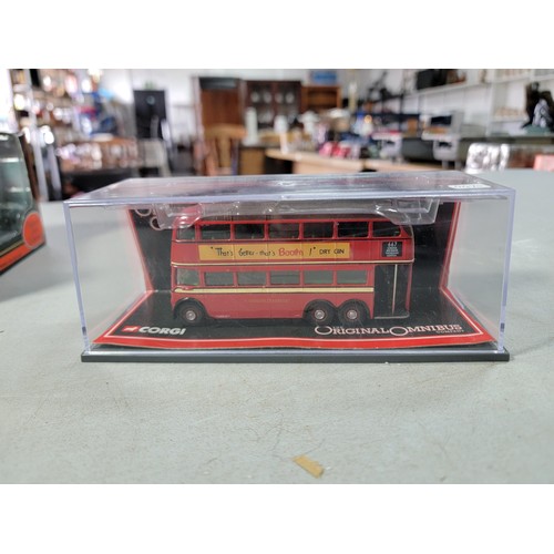 19 - Collection of boxed Diecast vehicles to include 3x EFE buses, Corgi The Original Omnibus bus, Atlas ... 