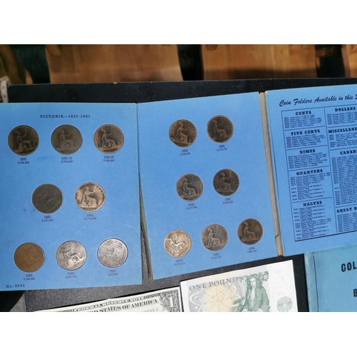 153 - Large quantity of collectors coins inc a Victoria coin collection, Royal mint coin collection 1983, ... 