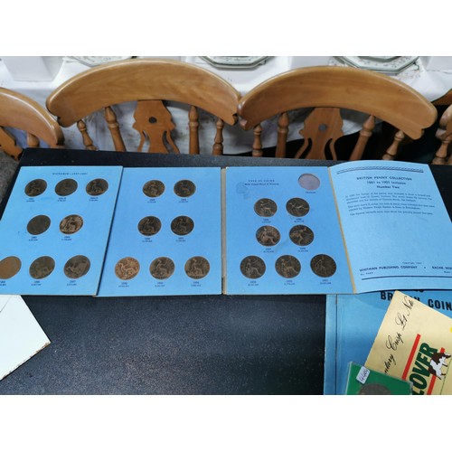 153 - Large quantity of collectors coins inc a Victoria coin collection, Royal mint coin collection 1983, ... 