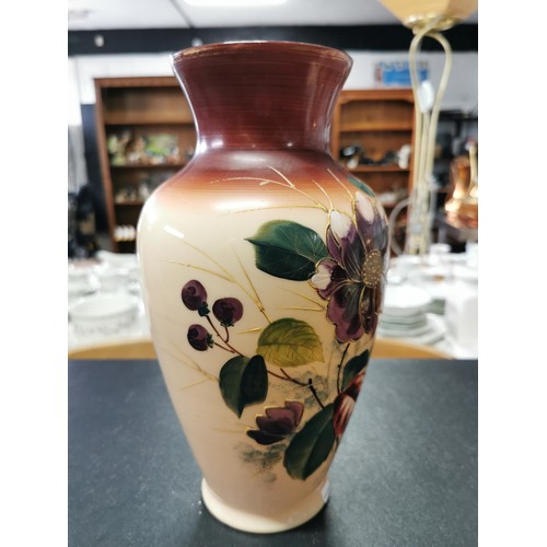 166 - A quantity of Asian vases to include a Satsuma vase, a hand painted opaque vase and an interesting a... 