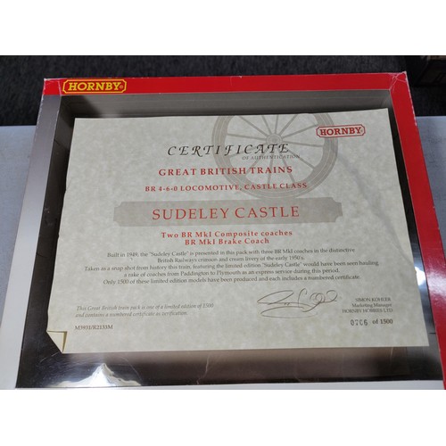 41 - Boxed as new Hornby R2133M Sudeley Castle train pack includes Sudeley Castle loco and tender No.7025... 