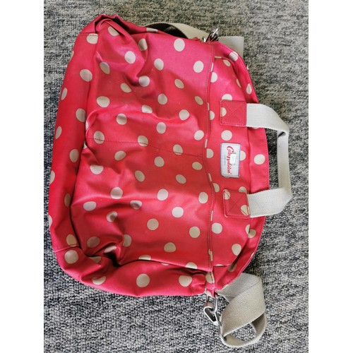 186 - 2 x Cath Kidson bags a red polka dot and a black polka dot