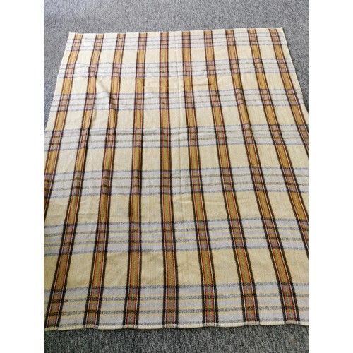 194 - A Welsh blanket giving great colours and in good overall condition, length 221cm width 181cm