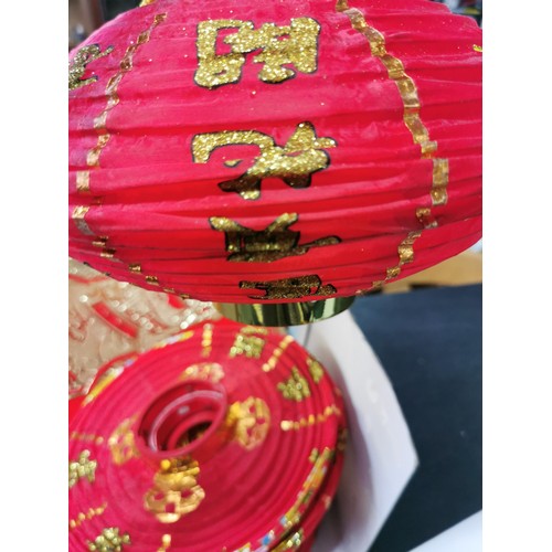 206 - box full of chinese new year decorations