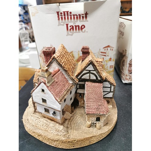 207 - 4x lilliput lane models in boxes. All in good condition