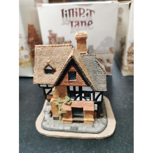 207 - 4x lilliput lane models in boxes. All in good condition