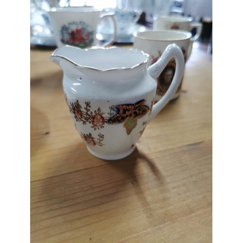 536 - Large quantity of collectable china mainly of cup and saucer sets along with coronation ware, inc a ... 