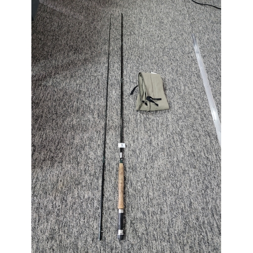 Lureflash Viper XT Carbon 7-8 10ft fishing rod with cork handle with sleeve  along with a box contain
