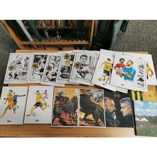 130 - A large selection of Wolverhampton Wanderers football programmes including the Emirates FA cup quart... 