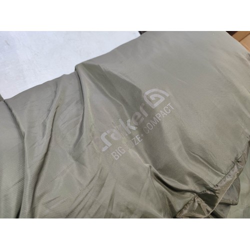 6 - Good quality Trakker big snooze complete along with a bagged compact sleep system for fishing all in... 