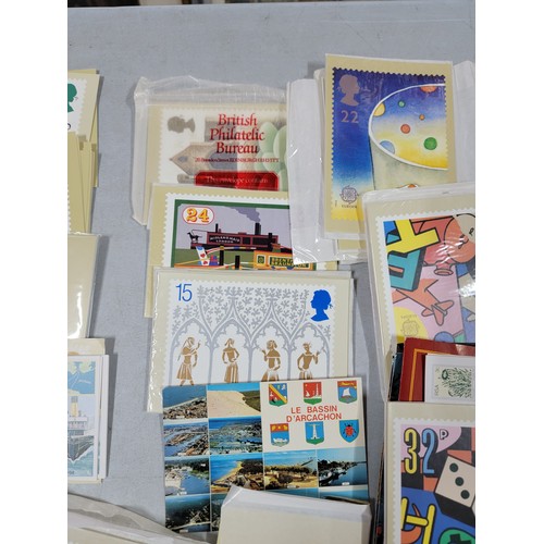 21 - Box containing a large collection of PDQ stamp cards covering various subjects inc Wildlife, Gilbert... 