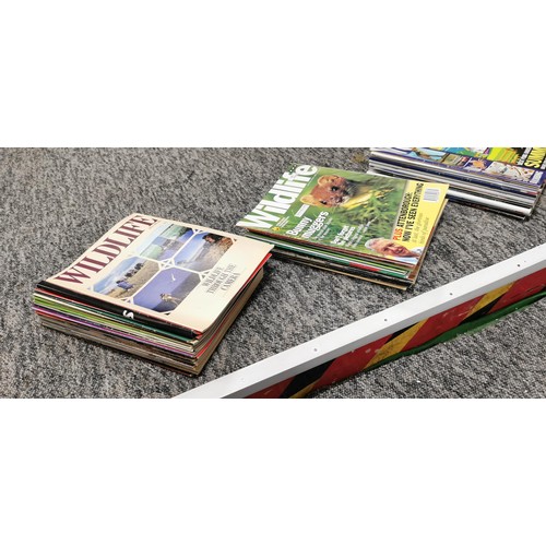 78 - A quantity of 59 Wildlife magazines which includes 13 BBC wildlife viewer, 9 BBC Wildlife (old issue... 