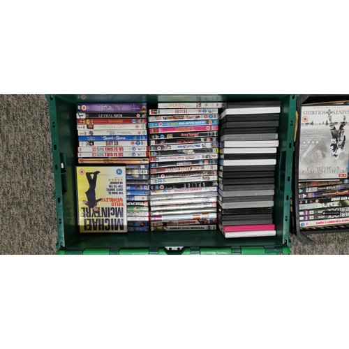 88 - 4 boxes full of DVD's including some good titles, please see photos for listings.