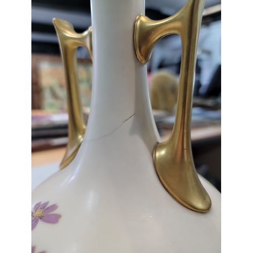 209 - 2x good quality vintage Royal Worcester vases inc a  a good quality Royal Worcester vase with a drag... 