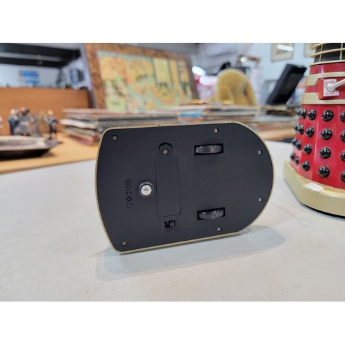 212 - Collection of 3x RC battery powered miniature Dalek models, 1 has a remote control that powers all t... 