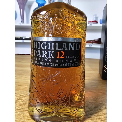 103 - A brand new and sealed Highland Park Viking Honour 12 year single malt whisky, 70cl, complete with i... 