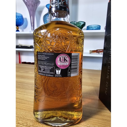 103 - A brand new and sealed Highland Park Viking Honour 12 year single malt whisky, 70cl, complete with i... 