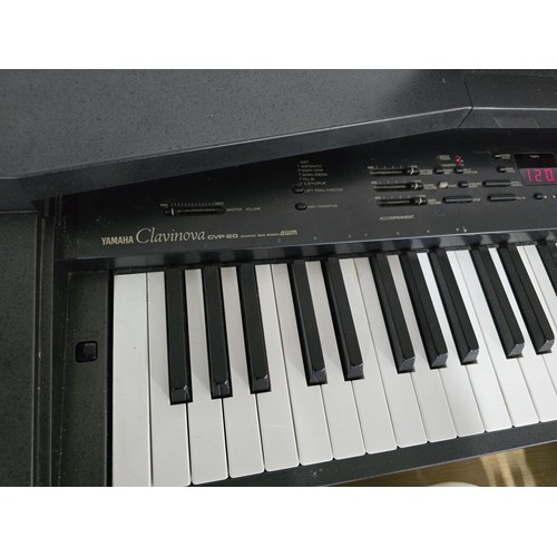 110 - A good quality Yamaha Clavinova CVP-20 keyboard with full weighted keys, ideal for piano practice. T... 