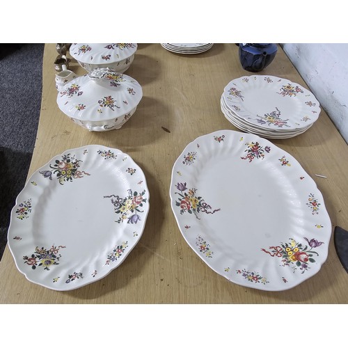 111 - A collection of part dinner and tea sets to include a good 38 piece Royal Doulton Old Leeds Sprays d... 