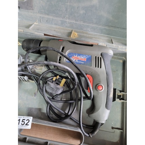 152 - 13mm electric power drill model 8243 in a Bosch carry case