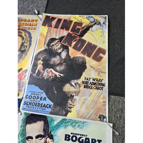 228 - Collection of 5x cinema posters of well known films inc King Kong, Batman Forever, The Blues Brother... 