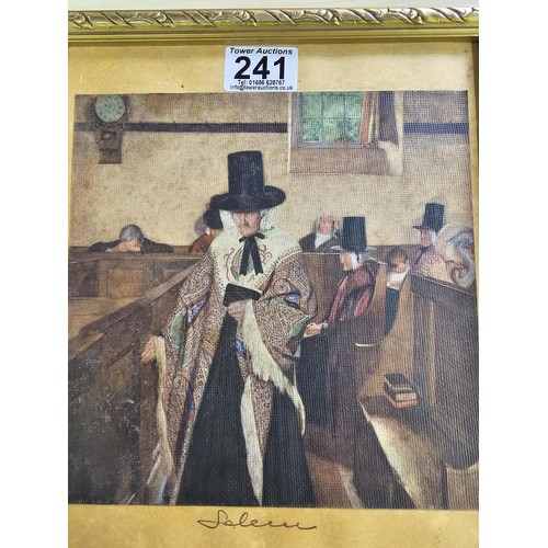 241 - A gilt framed picture titled 