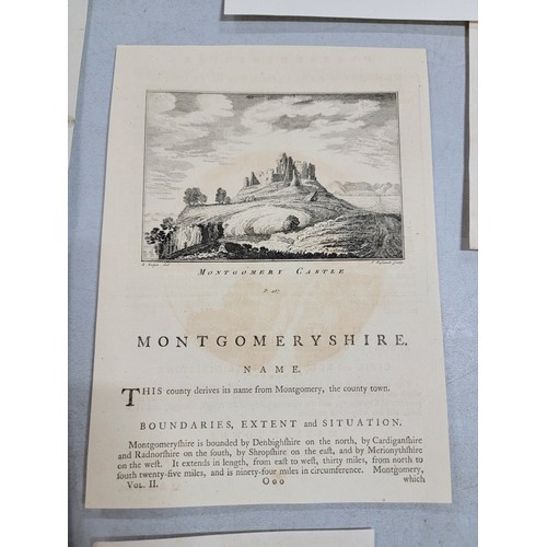 366 - Large collection of late 18th century and early 19th century antique engravings of views of mid and ... 