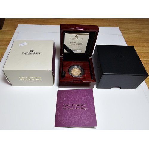 343 - The Royal mint Britannia 2023 UK 1/4 Oz (7.80g) gold proof coin £25 with King Charles III head, stru... 