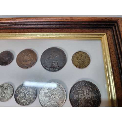 262 - A collection of 3 coin sets to include a set of British coins all from 1940 which includes 5 coins w... 