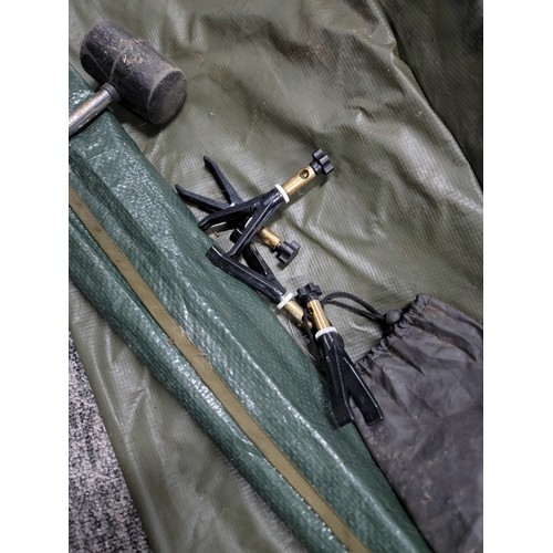 1 - Extra large two man fishing bivvy - complete with instructions and accessories