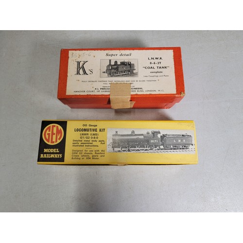 29 - As new and sealed GEM 00 Gauge LNWR (LMS) G1 / G2 0-8-0 Locomotive kit along with a K's L.N.W.R. 0-6... 