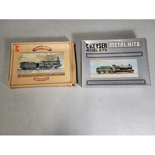 26 - 2x Keyser model train kits to include a Milestones of Transport L.N.W.R. 