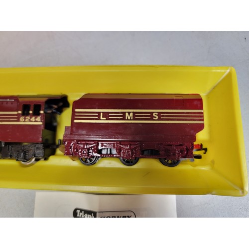 22 - Tri-ang Hornby 00 Gauge R871 L.M.S. 4-6-2 Coronation King George VI Locomotive and Tender in Maroon.... 