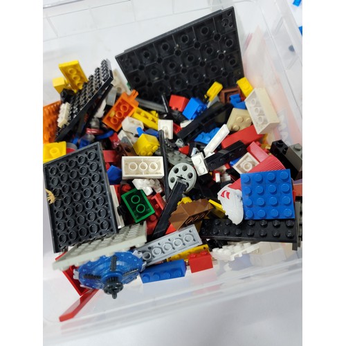 5 - 2x tubs containing a large quantity of early vintage assorted Lego pieces all from the 1960's.