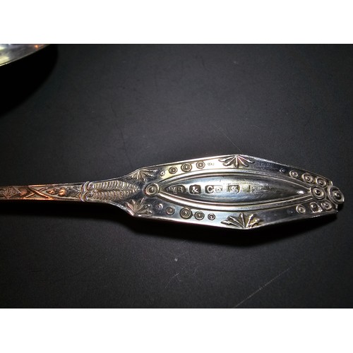 324 - Qty of collectables to include two good antique ornate forks, one is hallmarked silver (handle and f... 