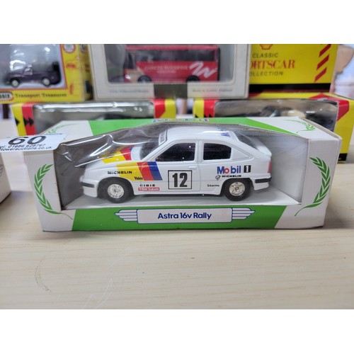 60 - Quantity of diecast vehicals inc 3x boxed Corgi inc Porsche 944, Bentley 4.5ltr an Astra 16v Rally, ... 