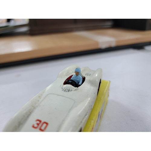 86 - Rare Boxed Dinky Diecast model car - Mercedes Benz Racing Car No. 237 - Matte White version (box may... 