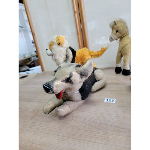 125 - A collection of 5x vintage Merrythought plush toys, all dating from the 1960's inc a small Palomino ... 