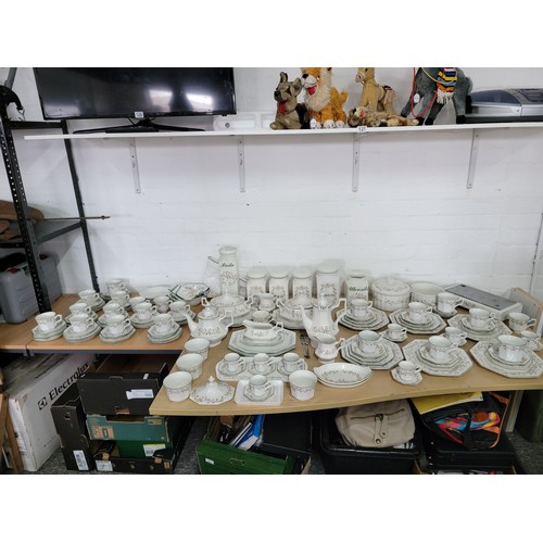 127 - Very large and comprehensive Eternal Beau Johnson brothers, dinner set, tea set, and coffee set, a t... 