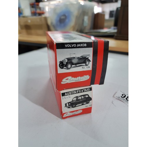 98 - 2x Quality As New Boxed Somerville Models diecast model vehicles which include Volvo Jakob 1927 No.1... 