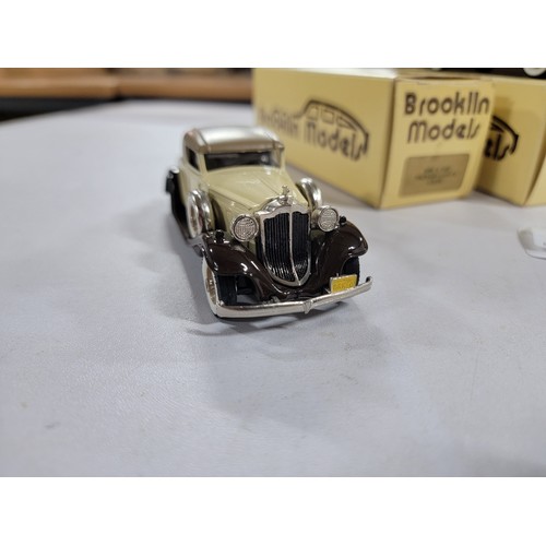 99 - 2x Quality As New Boxed Brooklin diecast model vehicles which include BRK. 7 1934 Chrysler Airflow 4... 