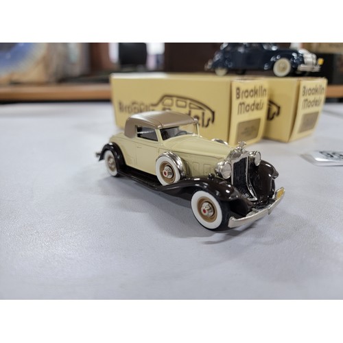 99 - 2x Quality As New Boxed Brooklin diecast model vehicles which include BRK. 7 1934 Chrysler Airflow 4... 